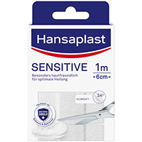 HANSAPLAST Sensitive Pflast.hypoallergen 6 cmx1 m