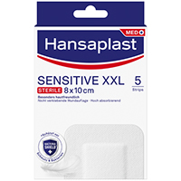 HANSAPLAST Sensitive Wundverband steril 8x10 cm