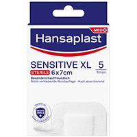 HANSAPLAST Sensitive Wundverband steril 6x7 cm