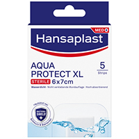 HANSAPLAST Aqua Protect Wundverb.steril 6x7 cm