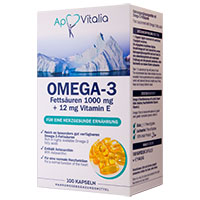 APOVITALIA Omega-3 Fettsäuren 1000mg+12mg Vit.E