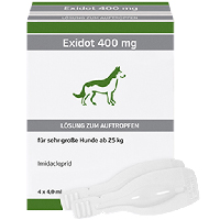 EXIDOT 400 mg Lsg.z.Auftr.f.sehr gr.Hunde üb.25 kg