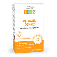 WHITE OMEGA Kids Vitamin D3+K2 Kapseln