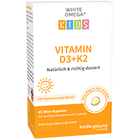 WHITE OMEGA Kids Vitamin D3+K2 Kapseln