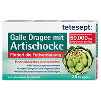 TETESEPT Galle Dragee mit Artischocke üb.Tabl.