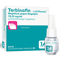 TERBINAFIN-1A Pharma Nagell.g.Nagelpilz 78,22mg/ml