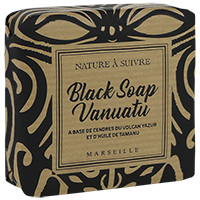 BIO SEIFE schwarz Vanuatu black magic Soap MADIZA