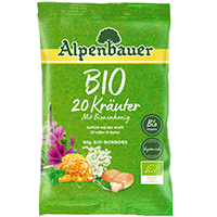 ALPENBAUER Bio-Bonbons 20-Kräuter