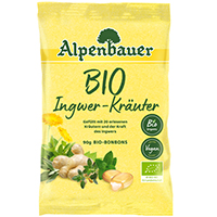 ALPENBAUER Bio-Bonbons Ingwer Kräuter