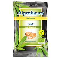 ALPENBAUER Bio-Bonbons Hanf Mango