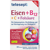 TETESEPT Eisen+B12+C+Folsäure Filmtabletten