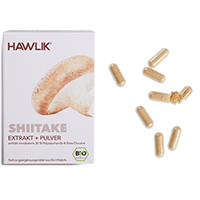 BIO SHIITAKE Extrakt+Pulver Kapseln