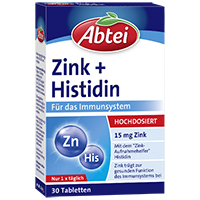ABTEI Zink+Histidin Tabletten Titandioxidfrei