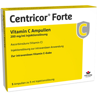 CENTRICOR Forte Vitamin C Amp. 200 mg/ml Inj.-Lsg.