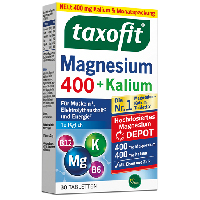 TAXOFIT Magnesium 400+Kalium Depot Tabletten