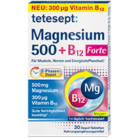TETESEPT Magnesium 500+B12 300 µg Tabletten