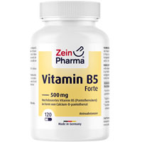 VITAMIN B5 PANTOTHENSÄURE 500 mg Kapseln