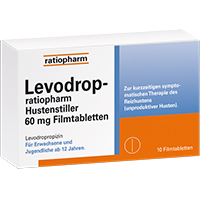 LEVODROP-ratiopharm Hustenstiller 60 mg Filmtabl.