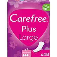 CAREFREE plus large light scent Slipeinlage