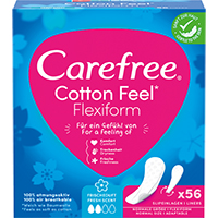 CAREFREE Cotton Feel flexibel fresh scent Slipeinl
