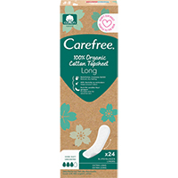 CAREFREE Organic Cotton Long unscented Slipeinlage