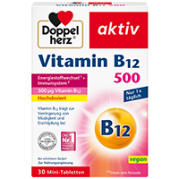 DOPPELHERZ Vitamin B12 500 Tabletten