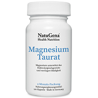 MAGNESIUM TAURAT hochdosiert+vegan Kapseln