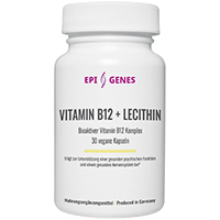 VITAMIN B12+LECITHIN Komplex hochdos.vegan Kapseln